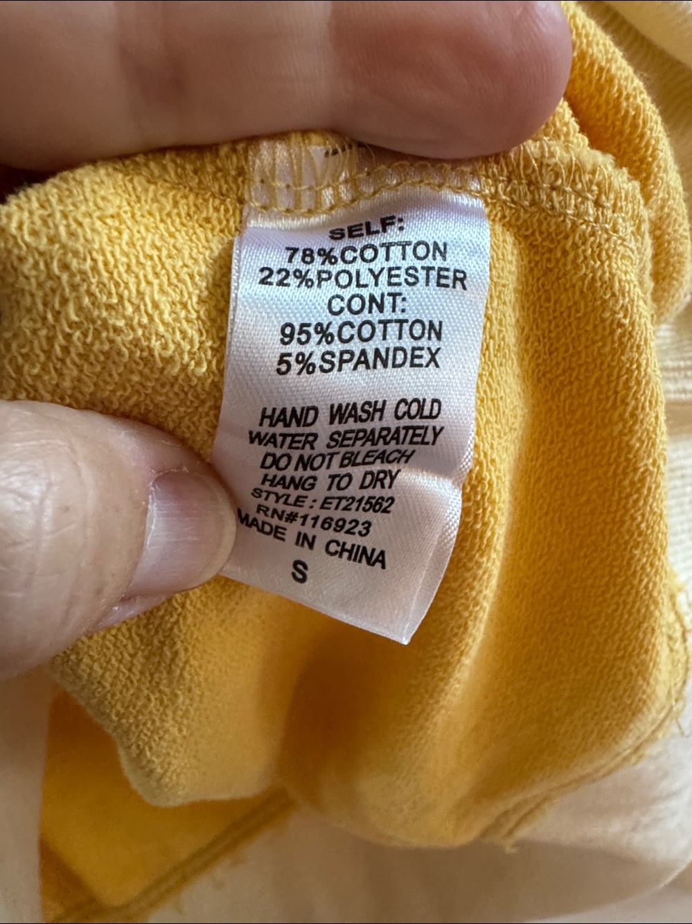 Easel NWT Patchwork Sweatshirt - Picture 6 of 6